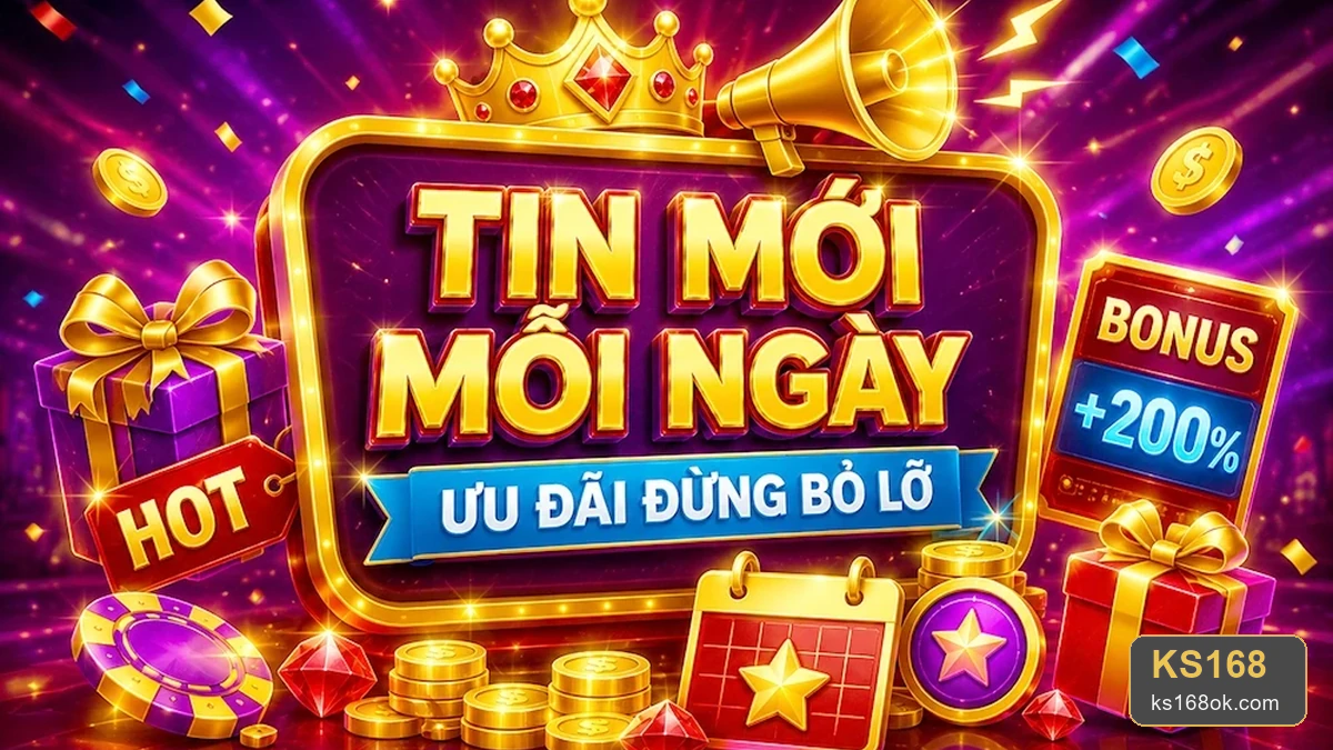 Khuyến mãi KS168: Tin mới, ưu đãi và cách kiểm tra trò chơi hợp lệ trước khi nhận thưởng – ks168ok.com