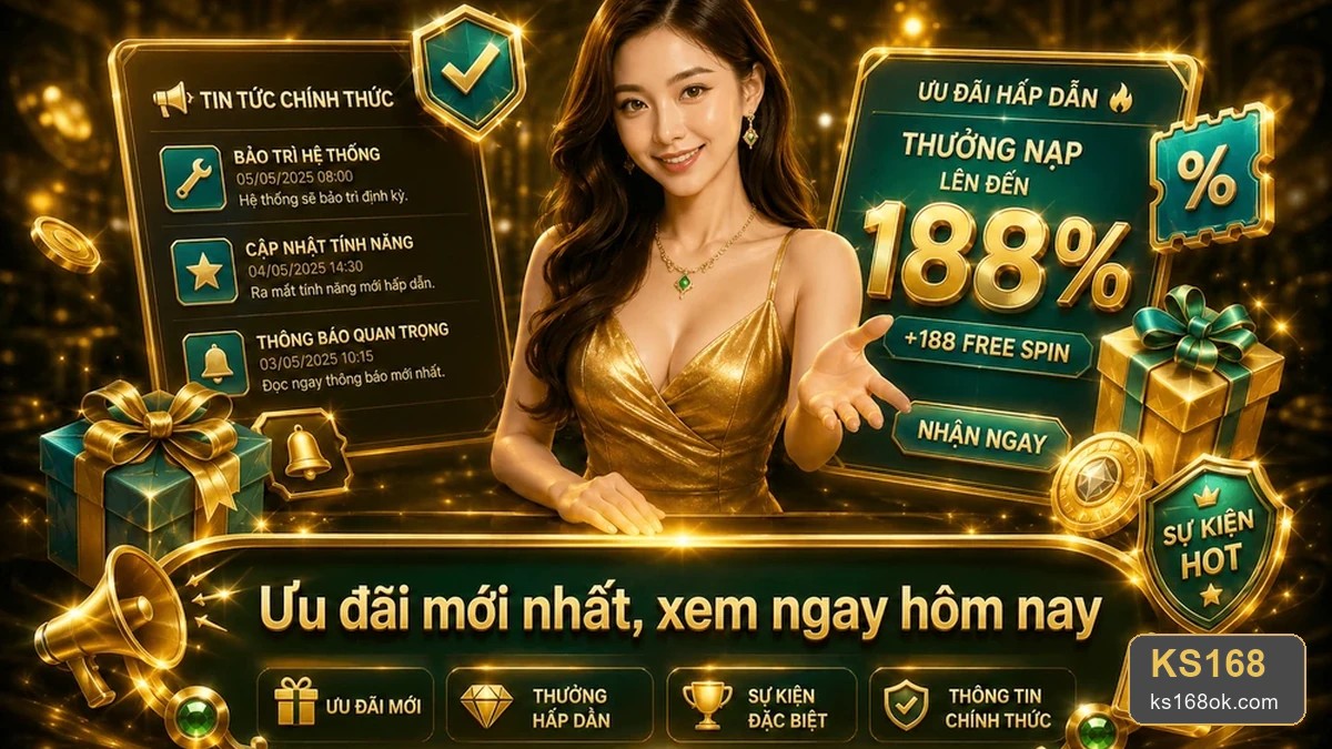 Khuyến mãi KS168: Kiểm tra thời hạn, đối tượng áp dụng và giới hạn nhận thưởng trước khi tham gia – ks168ok.com