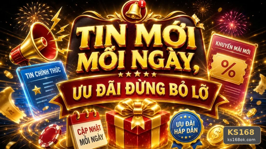 Khuyến Mãi KS168: Đọc Chi Tiết Giao Diện Tin Mới, Ưu Đãi Và Điều Kiện Nhận Thưởng – Kiểm Tra Trò Chơi Hợp Lệ Và Các Trường Hợp Bị Loại Trừ Qua Góc Kiểm Chứng Theo Tên Miền ks168ok.com
